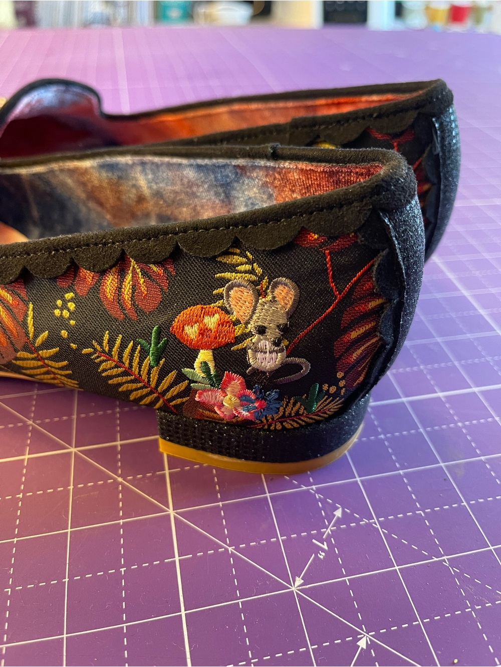 NWOB Irregular Choice Sulu Flats Size 38 - Picture 2 of 4